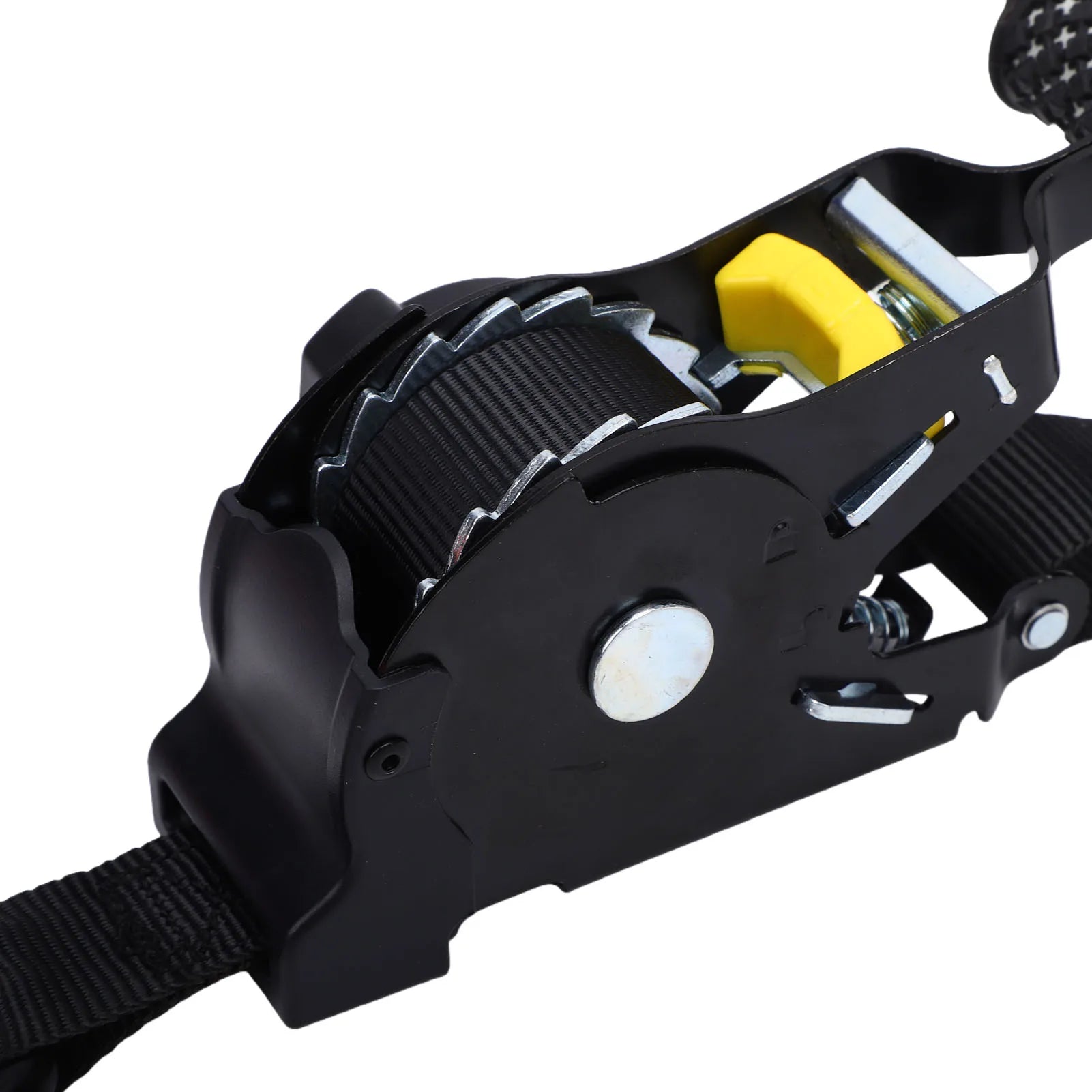 Retractable Ratchet Strap with Padded Handle 1 Inch 10 Feet Auto Retraction Tie Down Strap