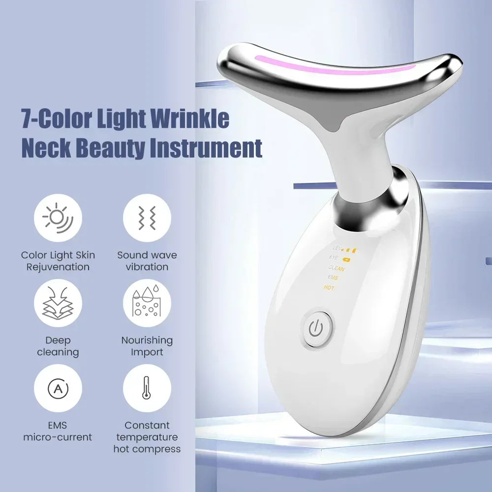 Facial Lifting Device Neck Facial Eye Massage Face Slimmer EMS Beauty Skin Double ChinTightening Anti Wrinkle Aging Face Massage Secondary image