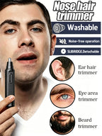 nose hair trimmer and ear for facial hair remover,nasal  hair cutter remover cleaning Washable,Portable pro