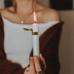 Automatic Candle Snuffer Fire Extinguisher Putting Out Candle Flame Safely Wick Flame Extinguishing Clip for Home Indoor Outdoor