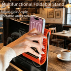 Flexible Phone Stand, Foldable Silicone Bracket Anti-Slip Anti-Fall, Multi-Angle Lazy Holder for Phone Tablet Home Office Travel