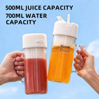 MJ2 Portable Juicer Cup 500ml Personal Size Handheld Fruit Vegetable Juicer for Fitness And Outdoor