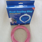 Summer 1PC Neck Cooling Tube Wraps Ice Ring Neck Cooler Reusable Cooling Tool For Outdoor Camping Hiking Cycling Running Fishing