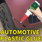 Heavy-Duty Car Bumper Plastic Adhesive - Structural Repair Adhesive for Cracks, Chips, and Impact Damage - No Welding Required, Suitable for Bumpers, Mirror Bases, Exterior Plastic Repair - Recommended by Auto Detailing Technicians, Quick Solution, Strong