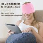 Migraine Relief Hat headache hat Gel Hot Cold Therapy Ice Cap For Relieve Pain Ice Hat Eye Mask Stress Pressure Pain Relief