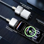 For Type-C Devices AI Intelligence Full Charge Auto-Disconnect Charging Adapter 140W Fast Charge Safety Separator Automatically
