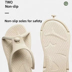 2026Summer Women Folding Slippers Adults Portable Trip Travel Sandals Couples Indoor Soft Slides Men Beach Non-slip EVA Shoes