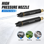 High-Pressure Water Gun Household Car Wash Water Black Car Wash Nozzle Diamond Water Car Wash Gun Watering Pipe