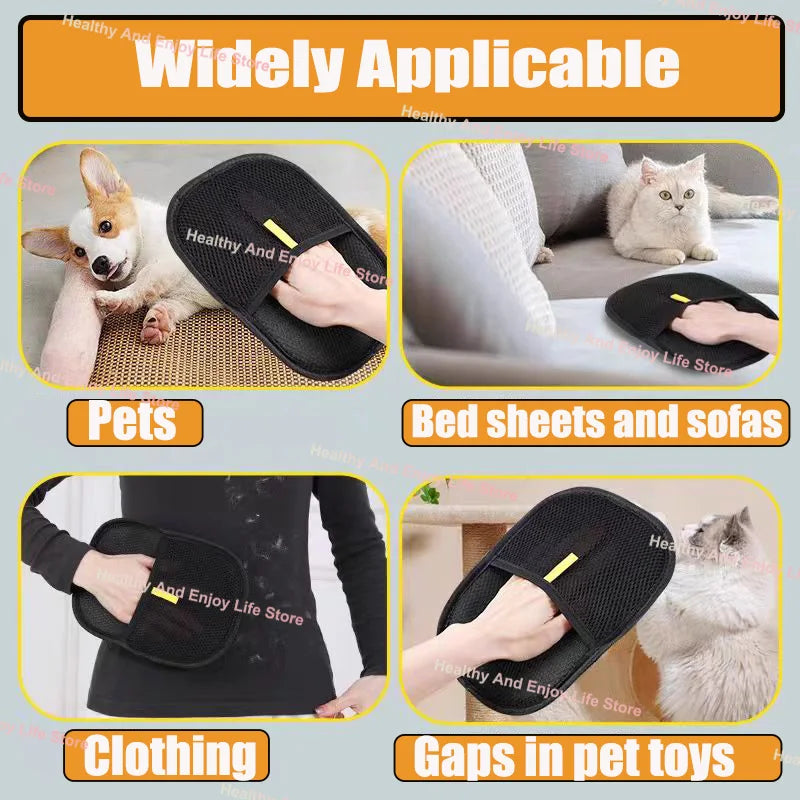 Pet Hair Cleaning And Collection Gloves Pet Double-sided Multi-functional Beauty Glove Tool Reduce The Pressure Of Pet Ownership Secondary image
