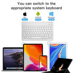 EMTRA Bluetooth Wireless Keyboard Portable Keyboard for Ipad Laptop Tablet Rechargeable Gaming Keyboard for Android IOS Windows