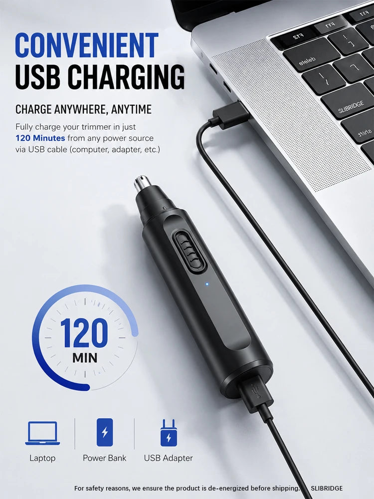 nose hair trimmer and ear for facial hair remover,nasal  hair cutter remover cleaning Washable,Portable pro