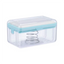 Roller Soap Mover Cylindrical Bathroom Soap Tray Rack Soap Box Plastic Storage Container with Drainage Bathroom Accessories Soap