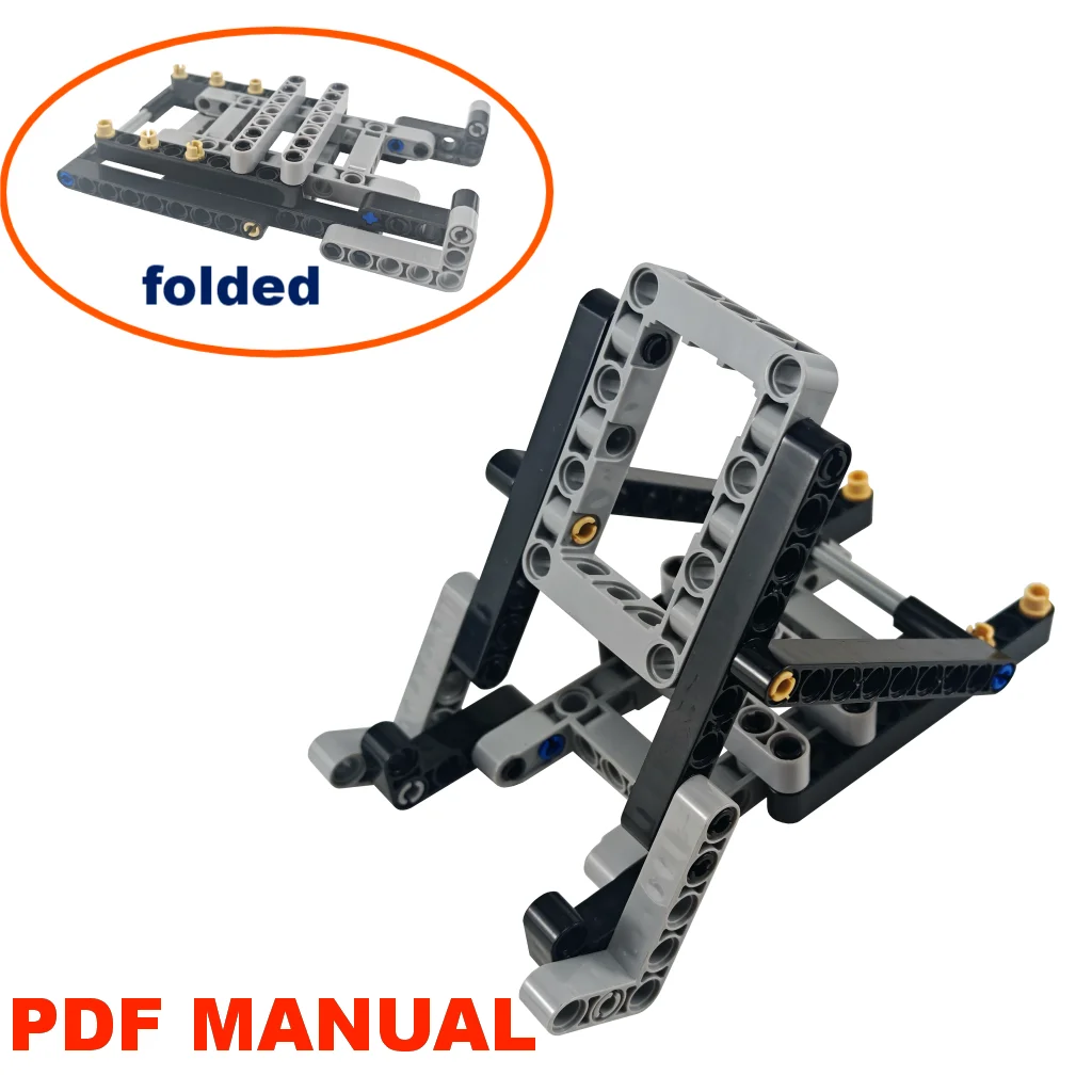 Creative Building Block Portable Universal Desk Mobile Phone Holder Stand Foldable Adjustable cell holder bracket MOC Toys