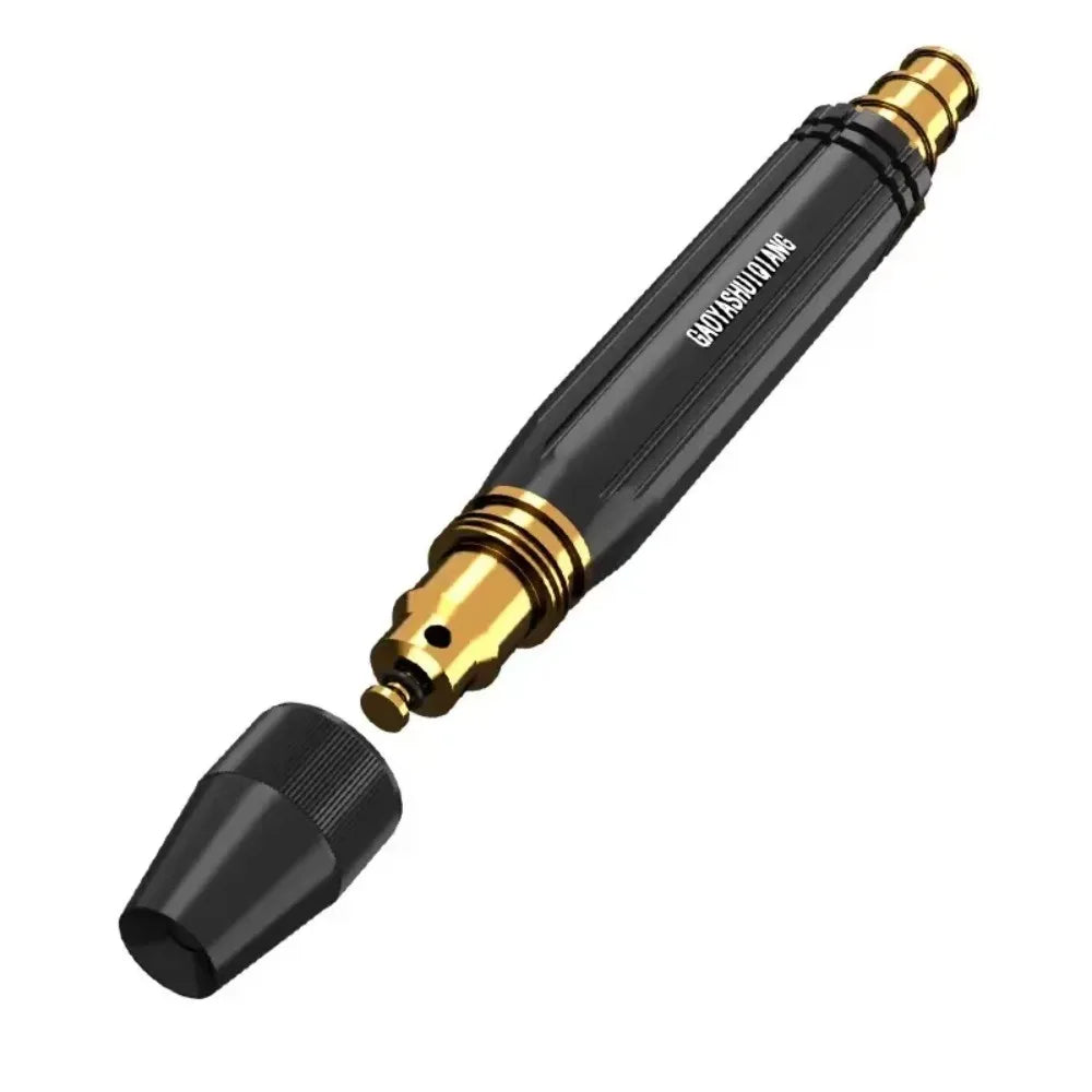High-Pressure Water Gun Household Car Wash Water Black Car Wash Nozzle Diamond Water Car Wash Gun Watering Pipe