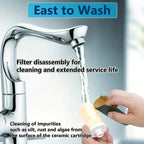 Tap Water 5-level Filter Washable And Replaceable Filter Element Kitchen Faucet Household Durable Water Purifier
