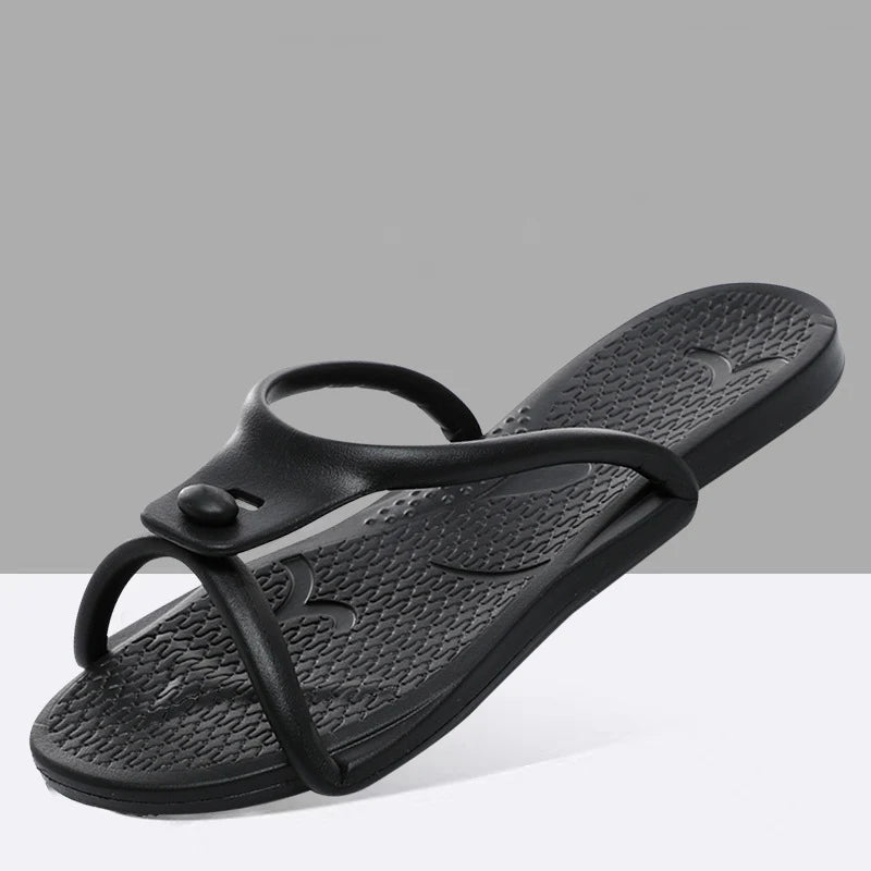 2026Summer Women Folding Slippers Adults Portable Trip Travel Sandals Couples Indoor Soft Slides Men Beach Non-slip EVA Shoes