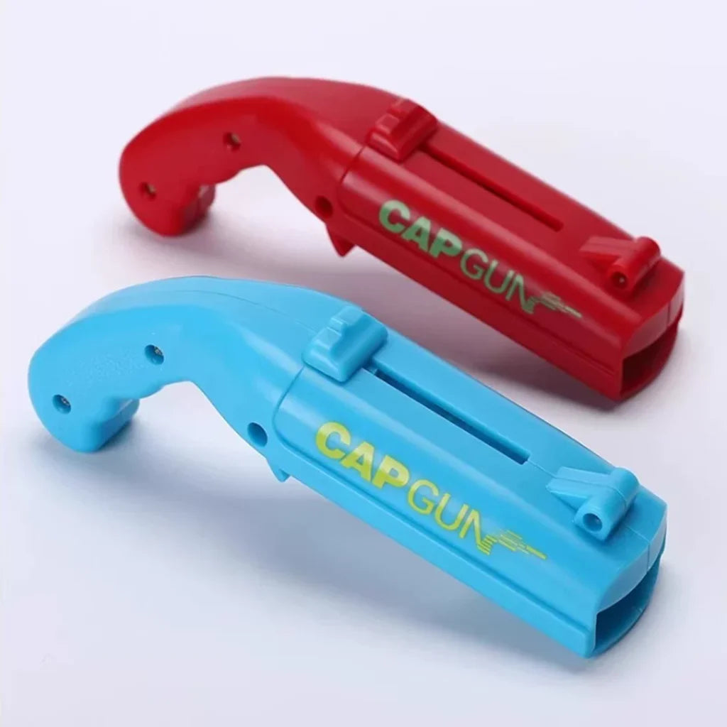Creative Gun-Shaped Bottle Opener Multi-Functional Beer Bottle Cap Launcher ABS Home Utility Product