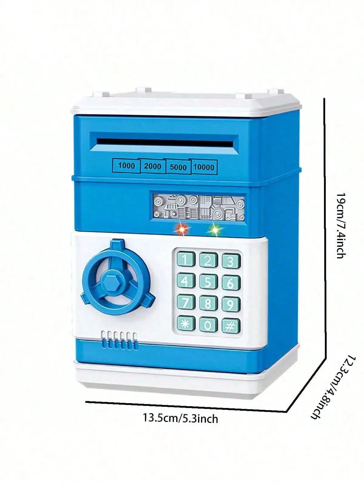 Smart piggy bank, cash and coins can be used as ATM bank electronic coins, bank gifts, creative password unlocking, automatic mo