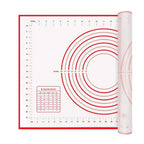 Food gradePlasticRolling Mat with Measuring Tool Non slip Kneading Mat, Easy To Clean Non stick Baking Mat ReusableBakingUtensil