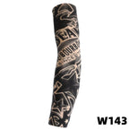 1 tattoo covered sleeve, flower arm sleeve, tattoo for men and women, summer outdoor cycling, driving, sun protection, arm sleev