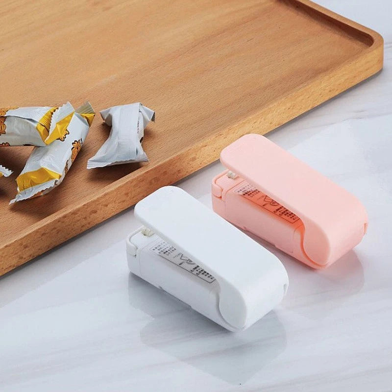 Mini Sealing Machine for Home Use Portable for Sealing Moisture-proof Plastic Bags of Snacks