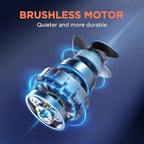 Newly Upgraded Cordless Handheld Car Vacuum Cleaner — Washable Dual Filtration, Low Noise Operation. Suitable for Both Cars and