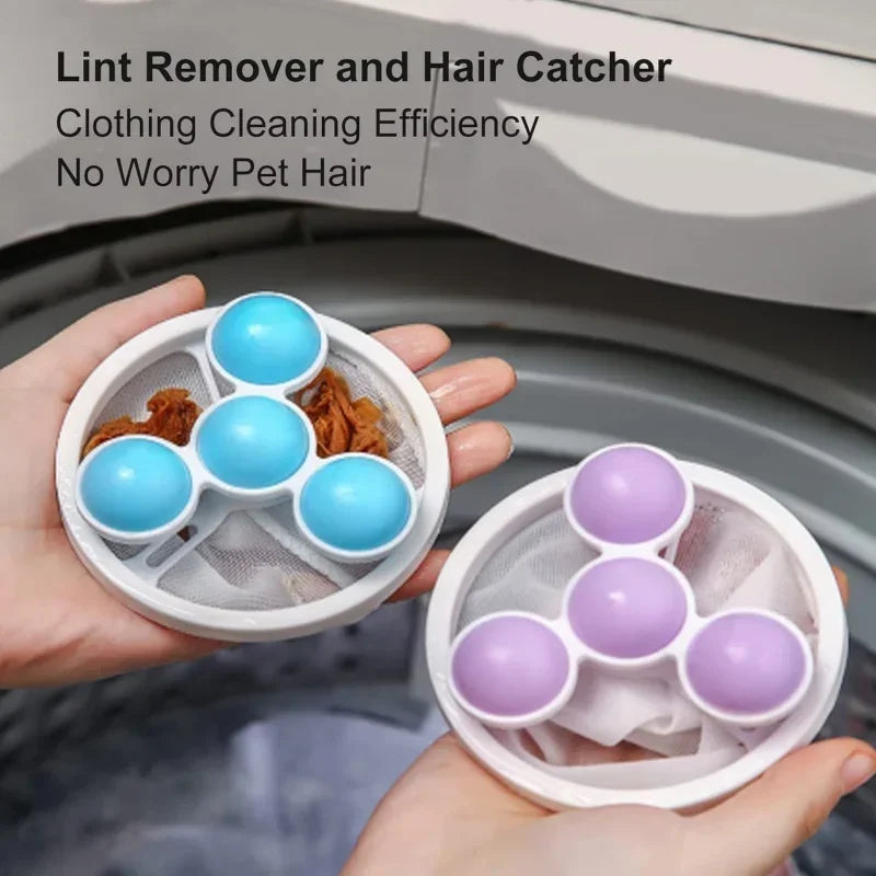 Pet Hair Remover Washing Machine Floating Lint Filter Bag Reusable Laundry Ball Clothes Hair Cleaning Tools Cat Hair Catcher