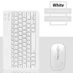 EMTRA Bluetooth Wireless Keyboard Portable Keyboard for Ipad Laptop Tablet Rechargeable Gaming Keyboard for Android IOS Windows