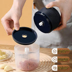 Electric Garlic Choppers Vegetable Mashers Press 300ml Vegetable Choppers Mashers Machine Garlic Crusher Food Chopping