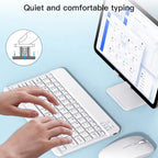 EMTRA Bluetooth Wireless Keyboard Portable Keyboard for Ipad Laptop Tablet Rechargeable Gaming Keyboard for Android IOS Windows