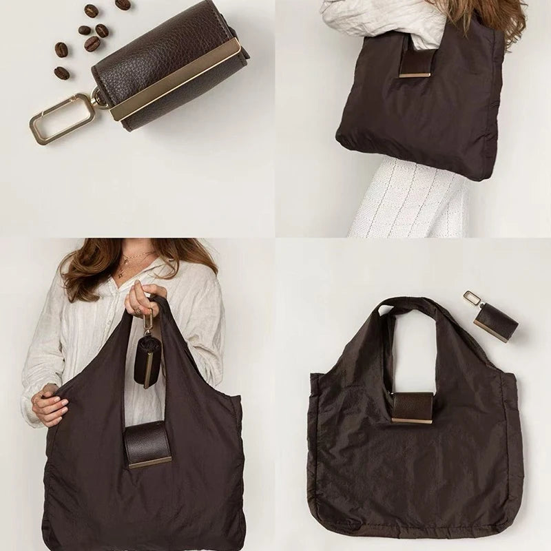 NEW Stylish Travel Keychain Storage Bag, Large Capacity Eco-friendly Convenient Shopping Bag, Pendant Accessory Bag