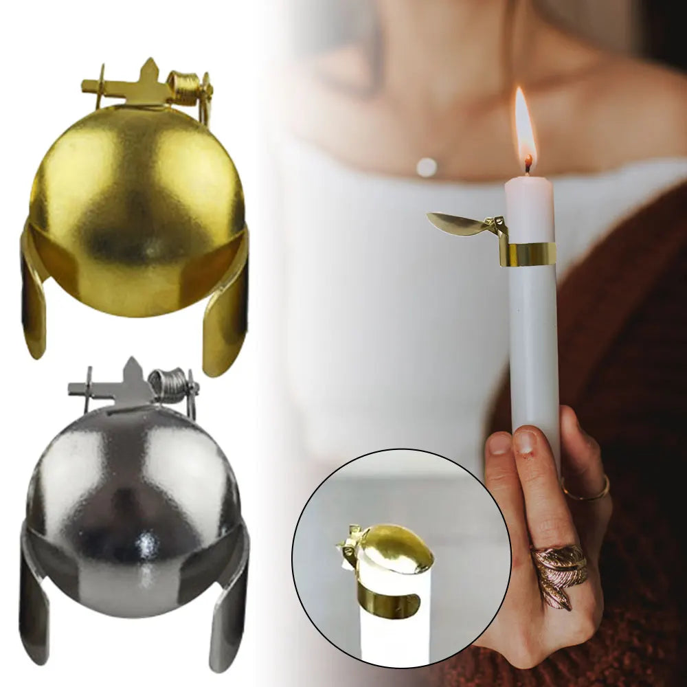 Automatic Candle Snuffer Fire Extinguisher Putting Out Candle Flame Safely Wick Flame Extinguishing Clip for Home Indoor Outdoor Main image