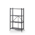 Kitchen Installation-free Folding Rack Floor-to-ceiling Multi-layer Hole Board Household Microwave Oven Pot Oven Storage Rack