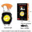 COB keychain work light multifunctional cigarette lighter charging portable camping LED strong light mini camping light