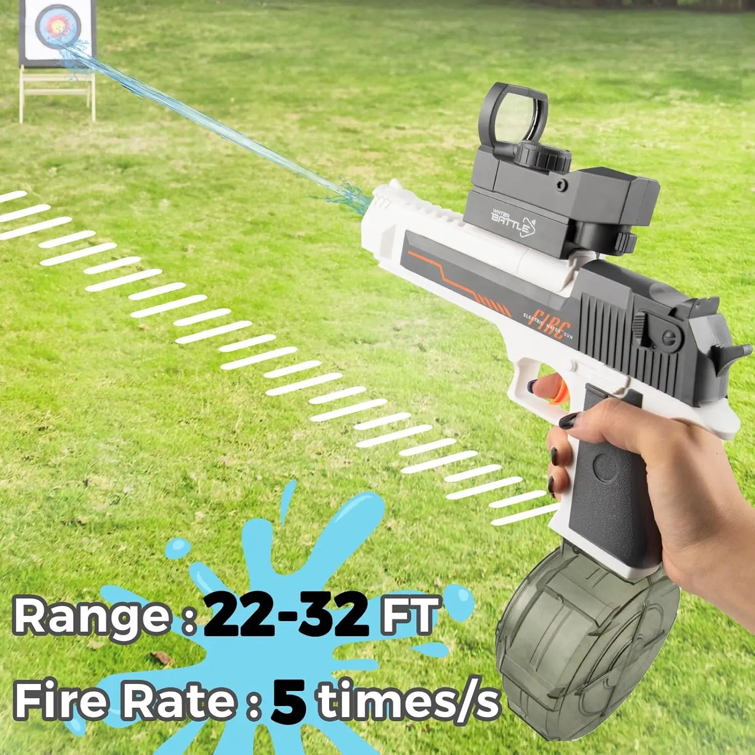 Children's electric water gun toys, men's and women's automatic water guns, water guns for summer swimming pools,  beaches