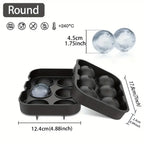 Diamond Rose Gun ETC. Shaped Ice Cube Mold Food Grade Silicone Square Ice Cube Maker Tray High Quality Mold For Bar Making Drink
